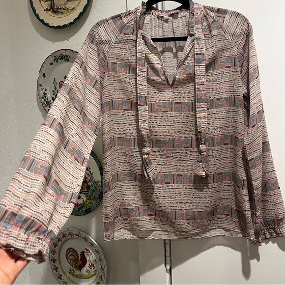 Calypso St Barth Printed Blouse - Picture 2 of 8